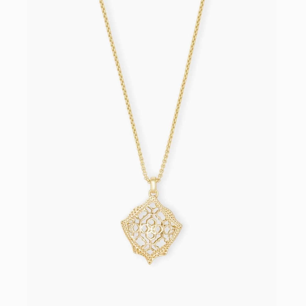 Kendra Scott Rose Gold Adjustable Kacey Necklace